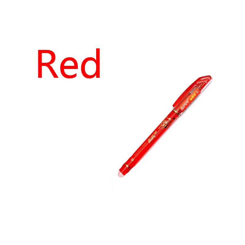 Gel Pens Set Black/Red/Blue Ink Ballpoint Gel Pen for Writing 0.5mm Refills Office Accessories School Supplies Stationery: Fluorescent Orange