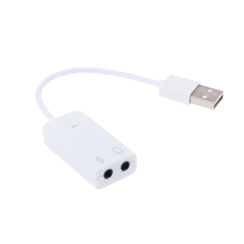 7,1 external usb sound card jacks, 3,5mm usb audio adapters for headphones and microphones, sound card for macbook, computer, laptop, pc