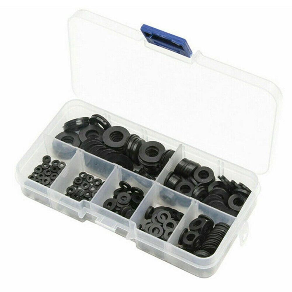 Stuks Black Nylon Rubber Platte Ring Reparatie Wasmachine Pakking