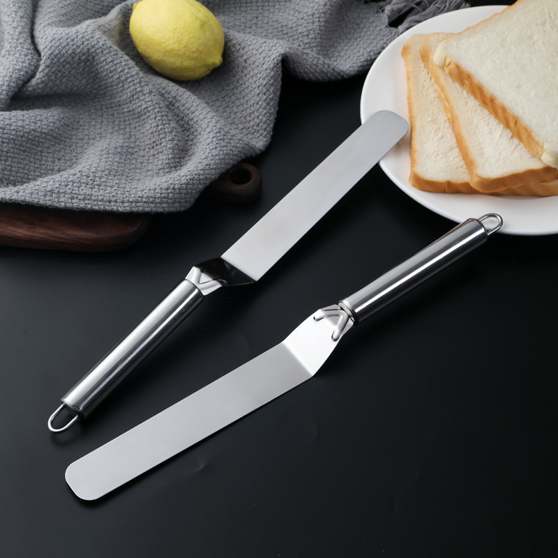 6/8/10 Inch Stainless Steel Cream Icing Frosting Spatula Utensils Accessories Baking Tools For Cake DIY Cake Decorating Tools