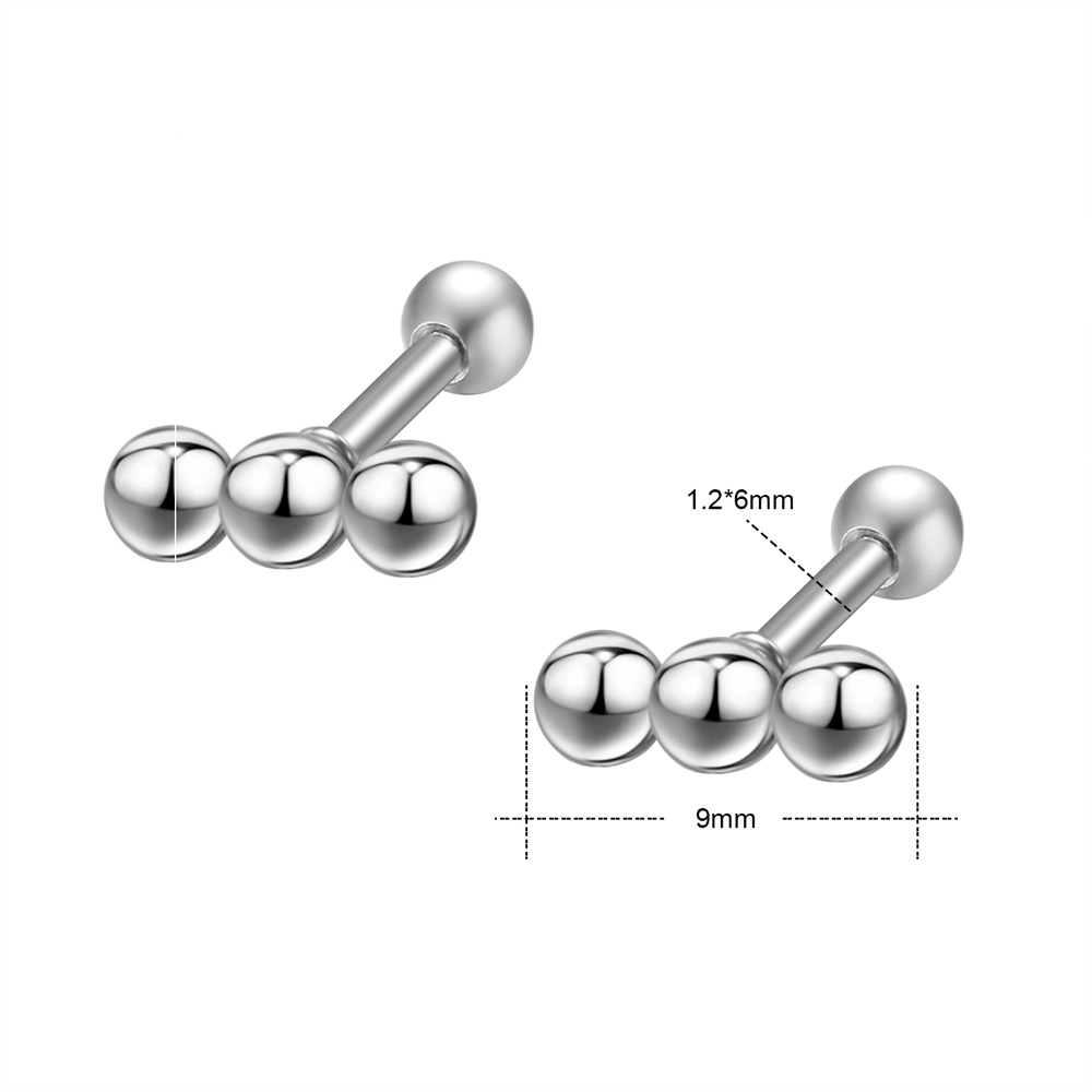 ZS Punk Style Stud Earrings soe Women Stainless Steel Earrings Snake Shape Ear Piercing Jewelry Accessories Girls: 11