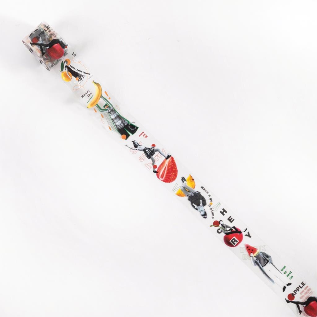 1Pcs/1Lot Decoratieve Plakband Wonder Collage Tijdschrift Scrapbooking Diy Papier Japanse Stickers 5M: tangfenFULL