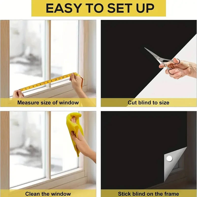 1 Uds. Cortina lisa, cortina opaca de poliéster Simple para decoración del hogar, cortinas de viaje plegables portátiles, protección UV, habitación