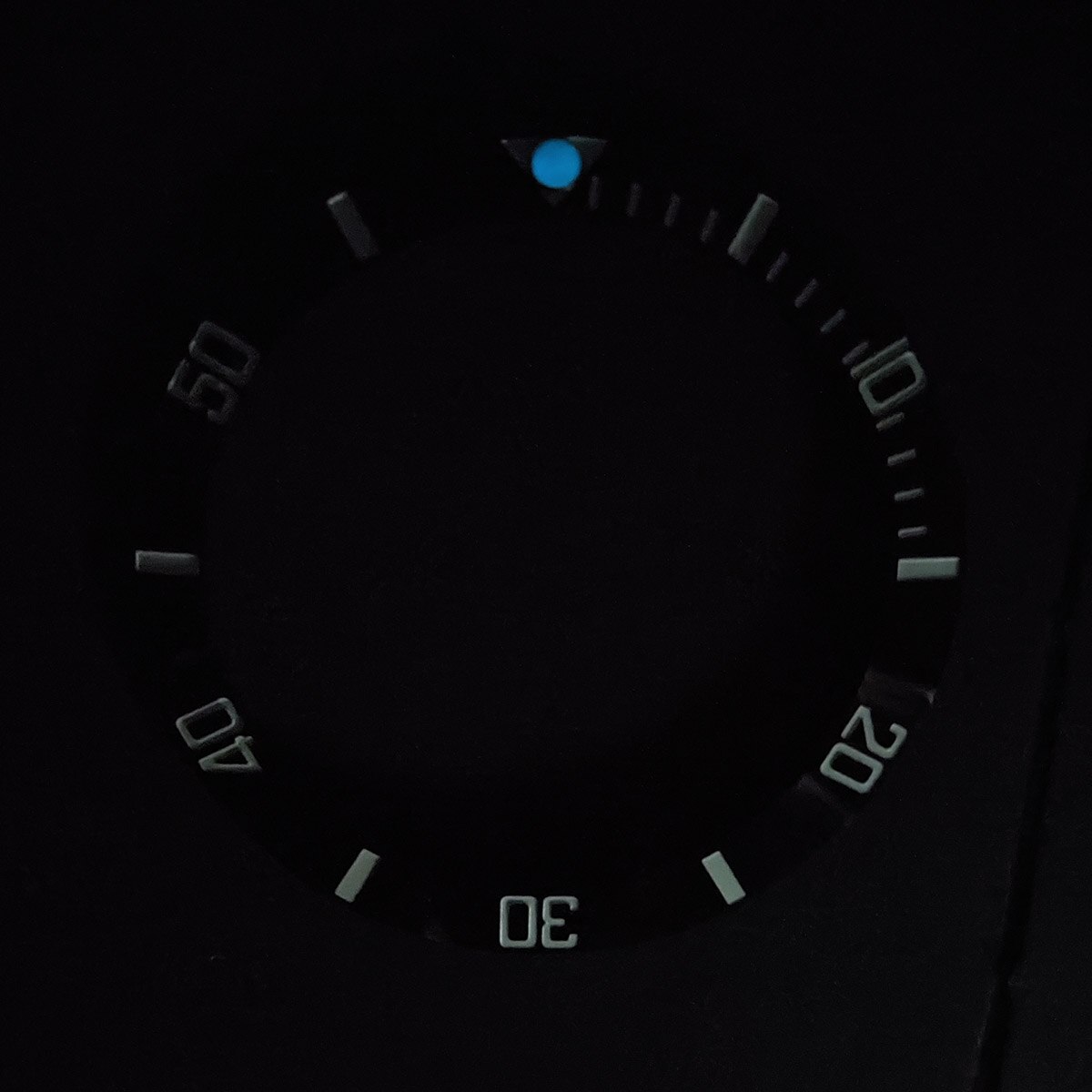 38*30.8mm Sloping Luminous Ceramic Bezel Insert Divers Replacement of watch accessories parts