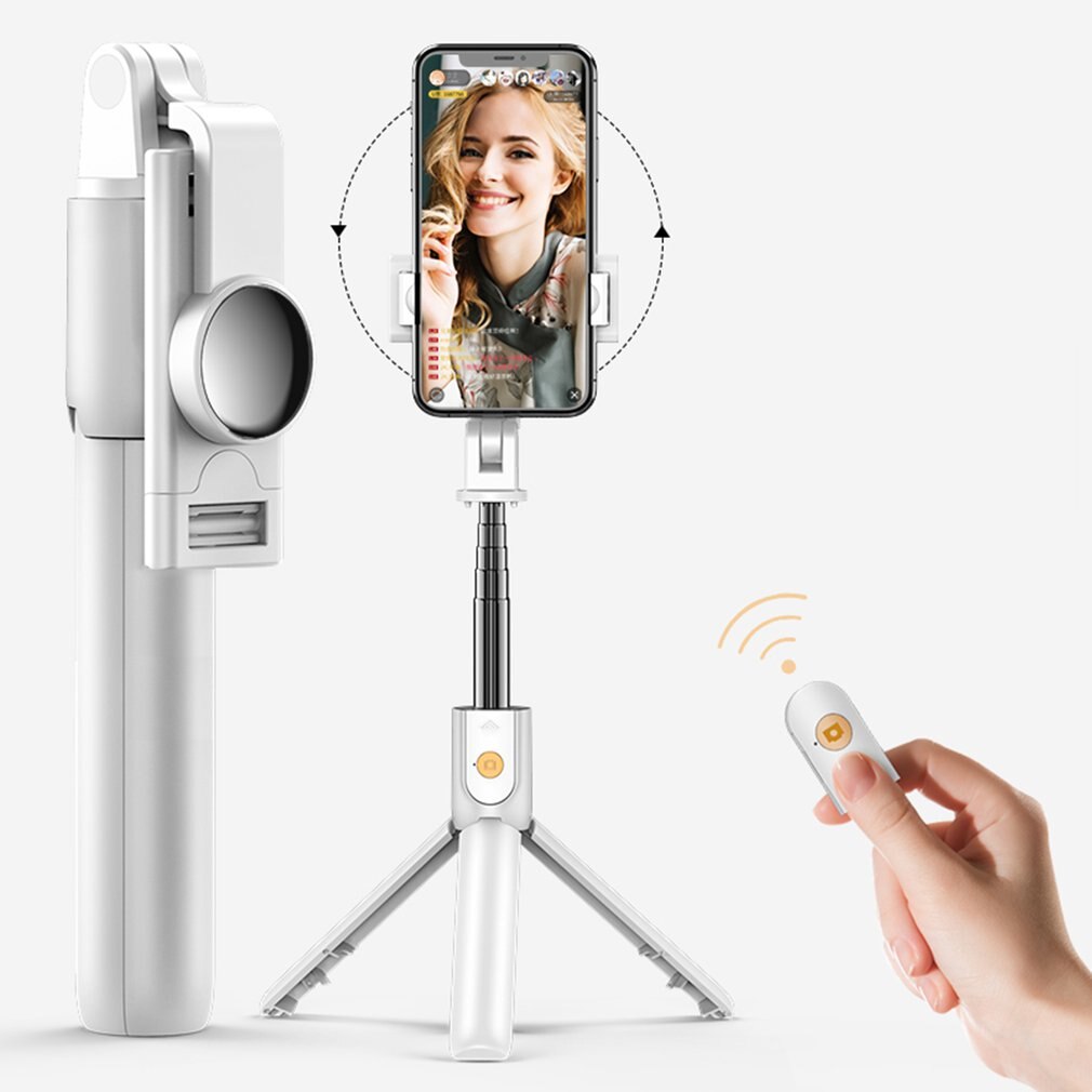 BSIDE Selfie Stick Tripod - Bluetooth Remote - Rotatable Mount - Live Photo Holder