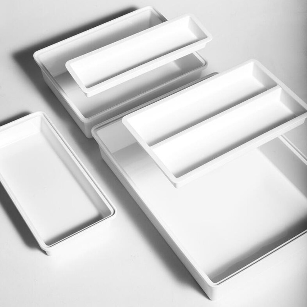 Punch-free Hidden Under Table Floder Desk Stationery Storage Box Drawer Holder