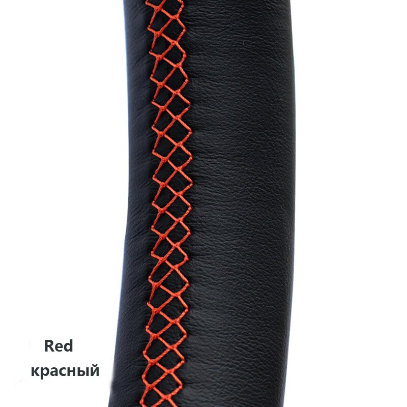Hand-Gestikt Kunstmatige Lederen Stuurwiel Voor Mercedes-Benz W164 M-Klasse ML350 ML500 2005 2006 x164 Gl-Klasse Gl: Red Thread