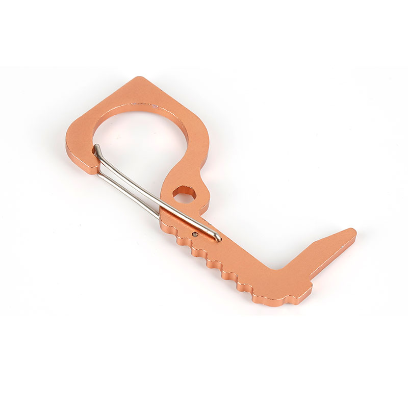 No Touch Key Door Opener Keys Chave Portable Hygiene Hand No Touch Key Handle Key Anti-contact ZERO-TOUCH Key Buckle Isolation: 01