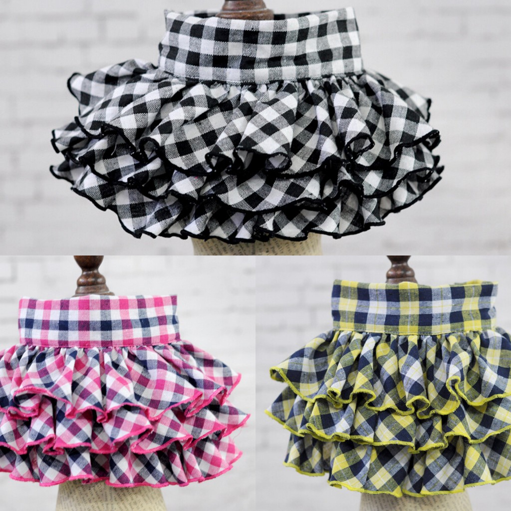 Mode Plaid Bloemen Kleine Hond Rokken Puppy Pet Kat trouwjurk Zomer hond kleren huisdier kleding voor chihuahua teddy