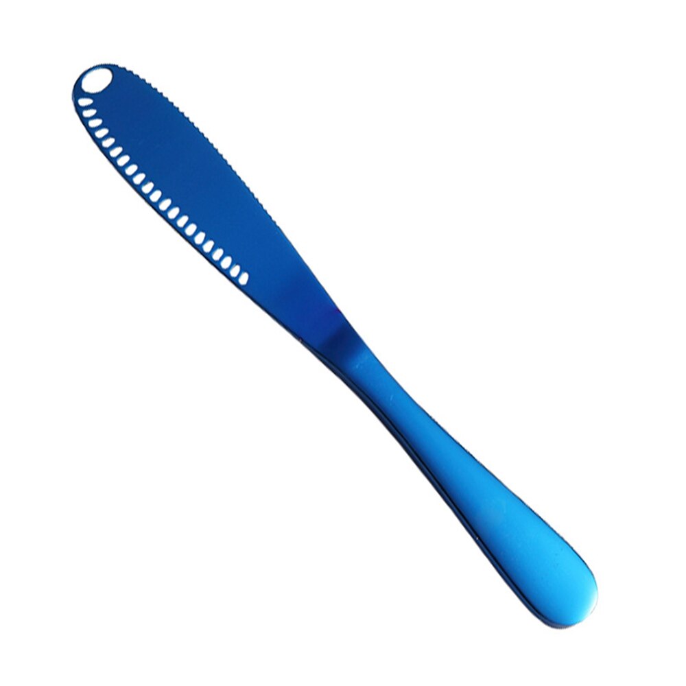 Stainless Steel Round Hole Cheese Cutter Bread Marmalade Spread Butter Dessert Jam Cheese Tools Tableware: L