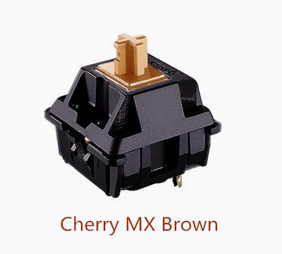 1pc Genuine original German cherry MX switch CHERRY axis keyboard switch keyboard axis brown shaft 2 pins: Gold