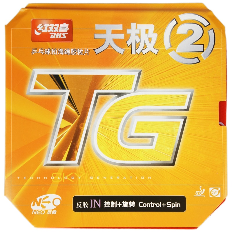 DHS Skyline Tg 2 Neo Tg Ii Tg-2 Tg2 raqueta de tenis de mesa de Pips en tenis de mesa de Ping Pong de goma