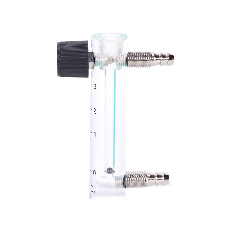0.1-3LPM 1L Zuurstof Flowmeter Flowmeter Met Regelklep Voor Zuurstof Lucht Gas