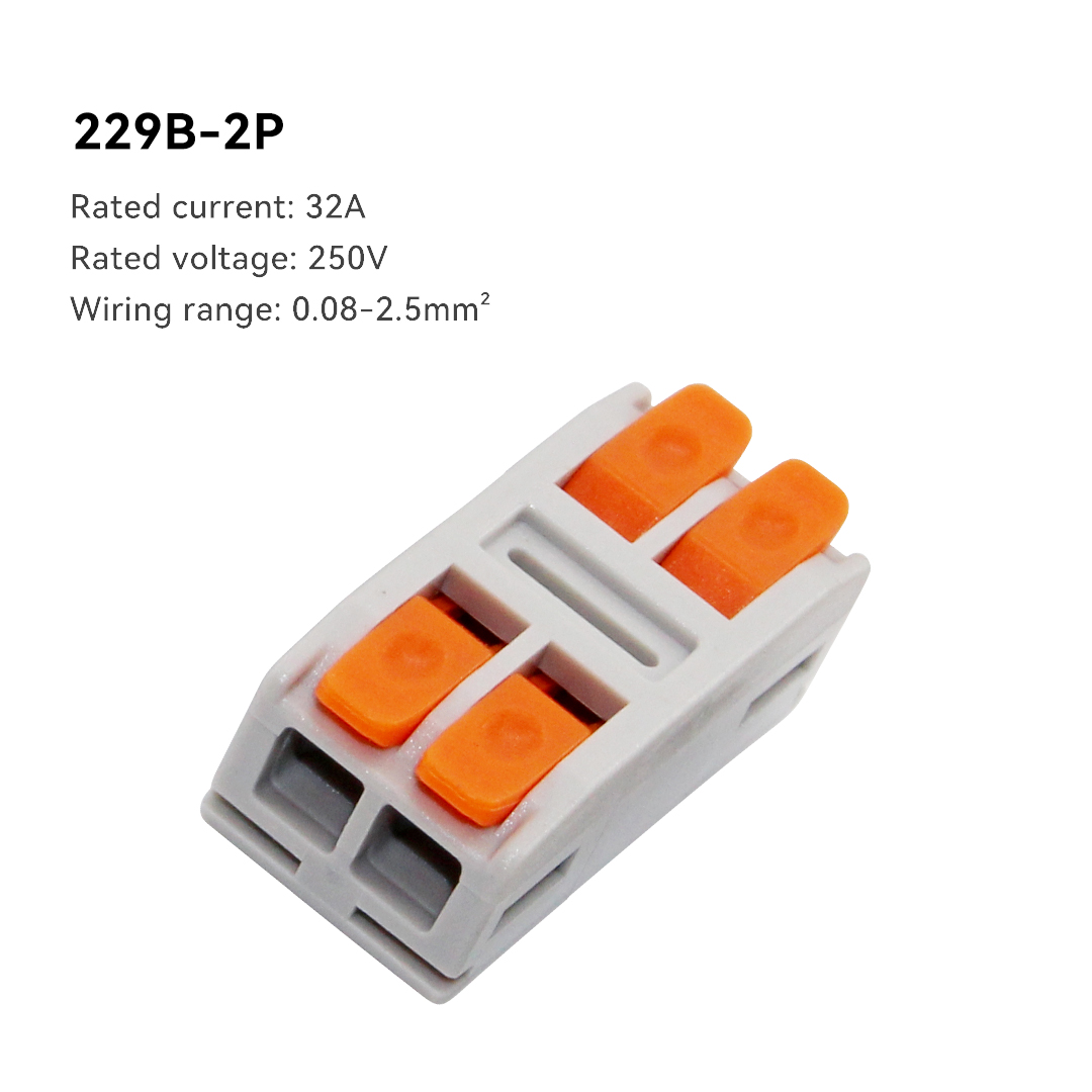 10PCS Quick Electrical Wire Connectors Universal Compact Splicing Terminal Blocks Push-in Home Cable Connectors: WHITE