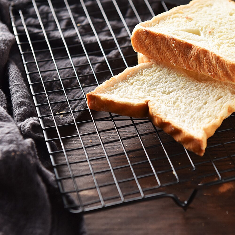 Stainless Steel Wire Grid Cooling Tray Cake Food Rack Oven Kitchen Bread Barbecue Cookie Holder Shelf