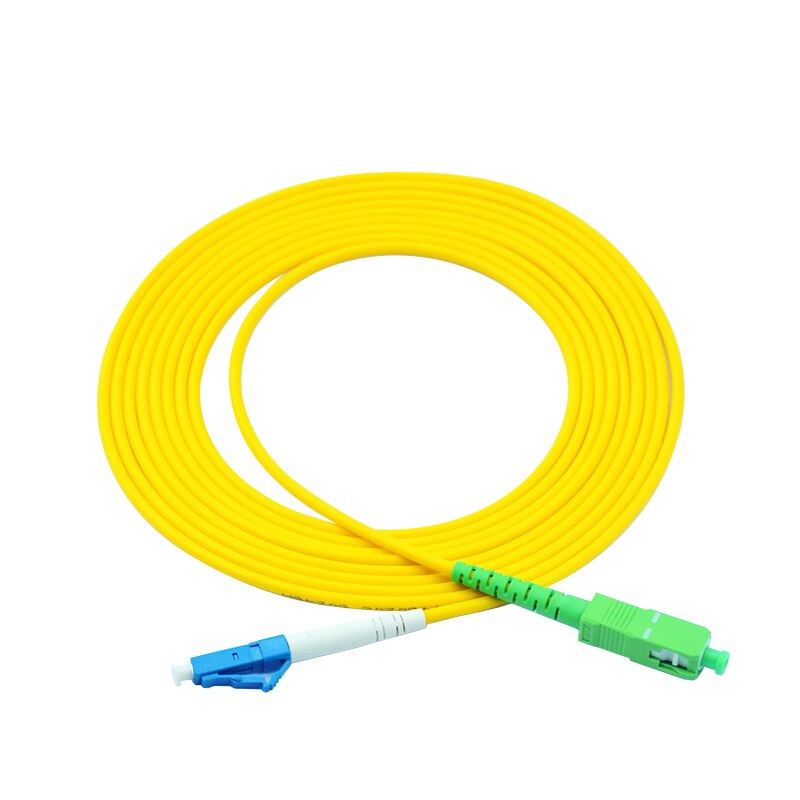 ! SC-LC 3M Simplex Single Mode Fiber Optic Patch Cord SC/APC-LC/UPC 3M 2.0mm 3.0mm FTTH Fiber Patch Cable