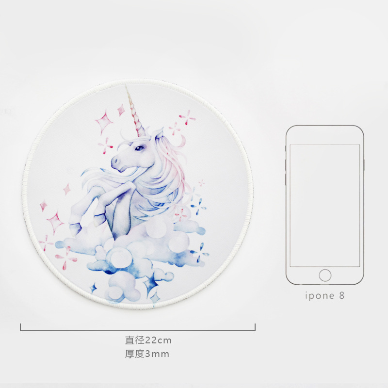 Flamingo Unicorn Waterproof Office Desk Mat Accessories Organizer School Supplies Mouse Mat