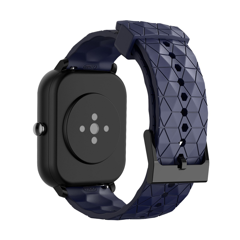 20mm/22mm -reim til amazfit gts 4/2/2e/3/ gts 2 mini/gtr /4/3/ pro/gtr 2/42mm/ stratos silikonarmbånd amazfit bip-rem: Svart grønn / 20mm