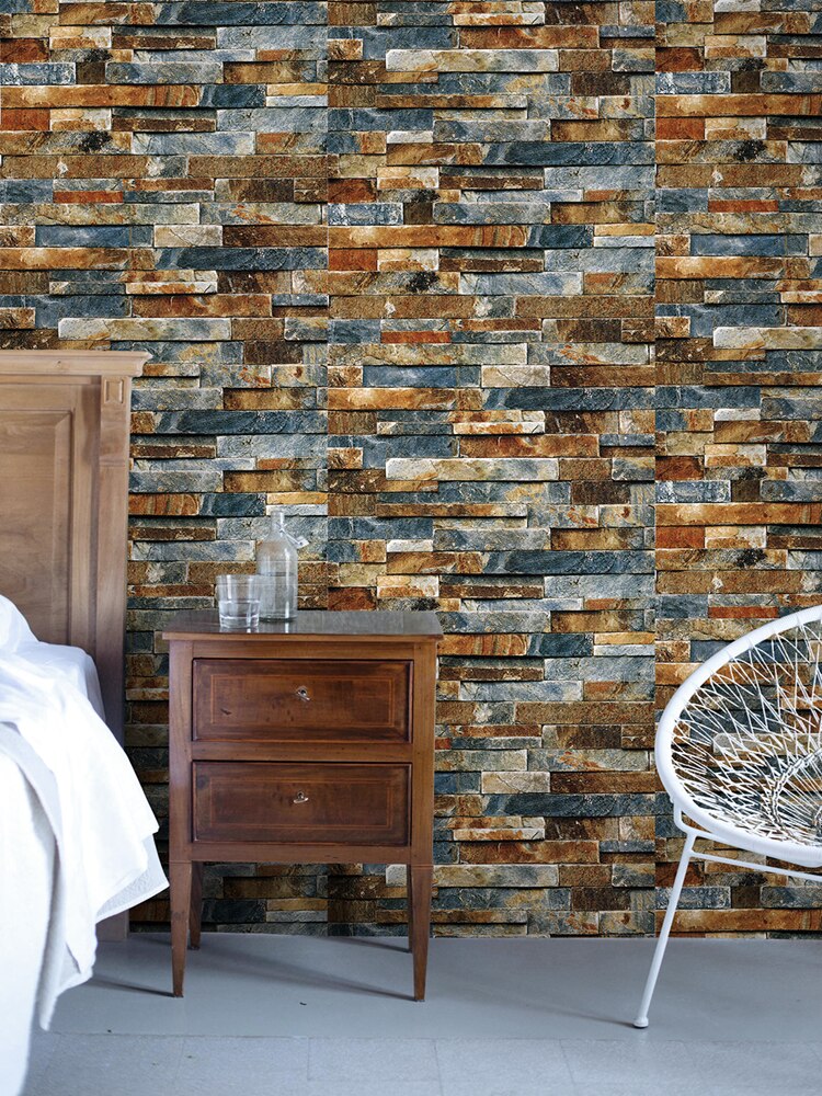 Luckyyj imitatie bakstenen behang zelfklevend waterdicht afwasbaar behang keuken badkamer achtergrond muurdecoratie stickers