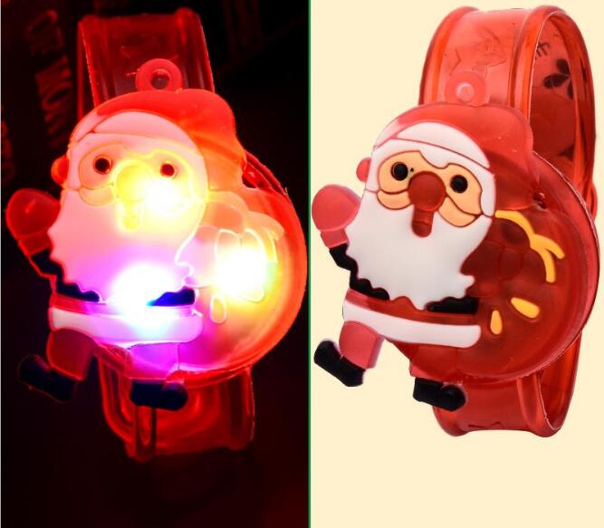 12 teile/los Karikatur leuchtenden spielzeug Armbinde weihnachten aufbringen bunte rgb licht hoch spielzeug für partei konzert, spielzeug handgelenk Band