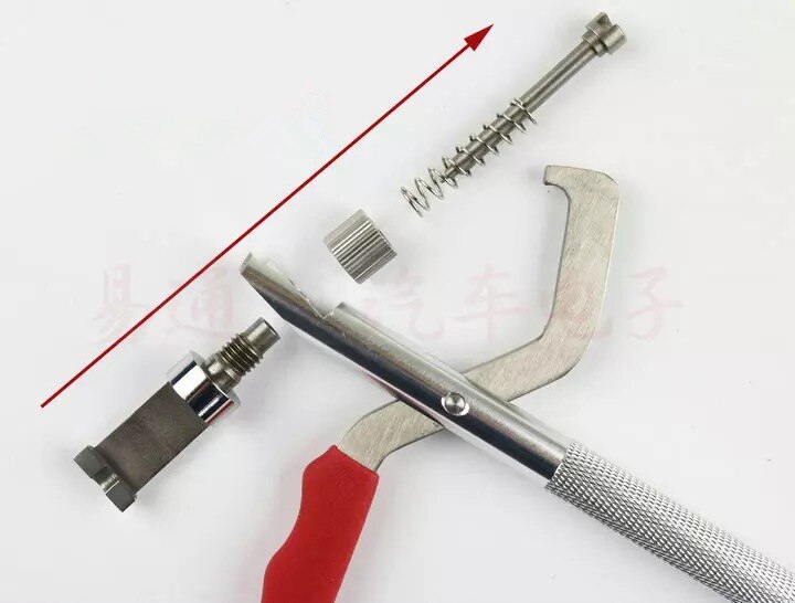 Original HUK Folding key Split Pin Clamp Auto Remote Car Key Disassembly Pliers Tool Flip Key Remover Car Key Fixing Tool
