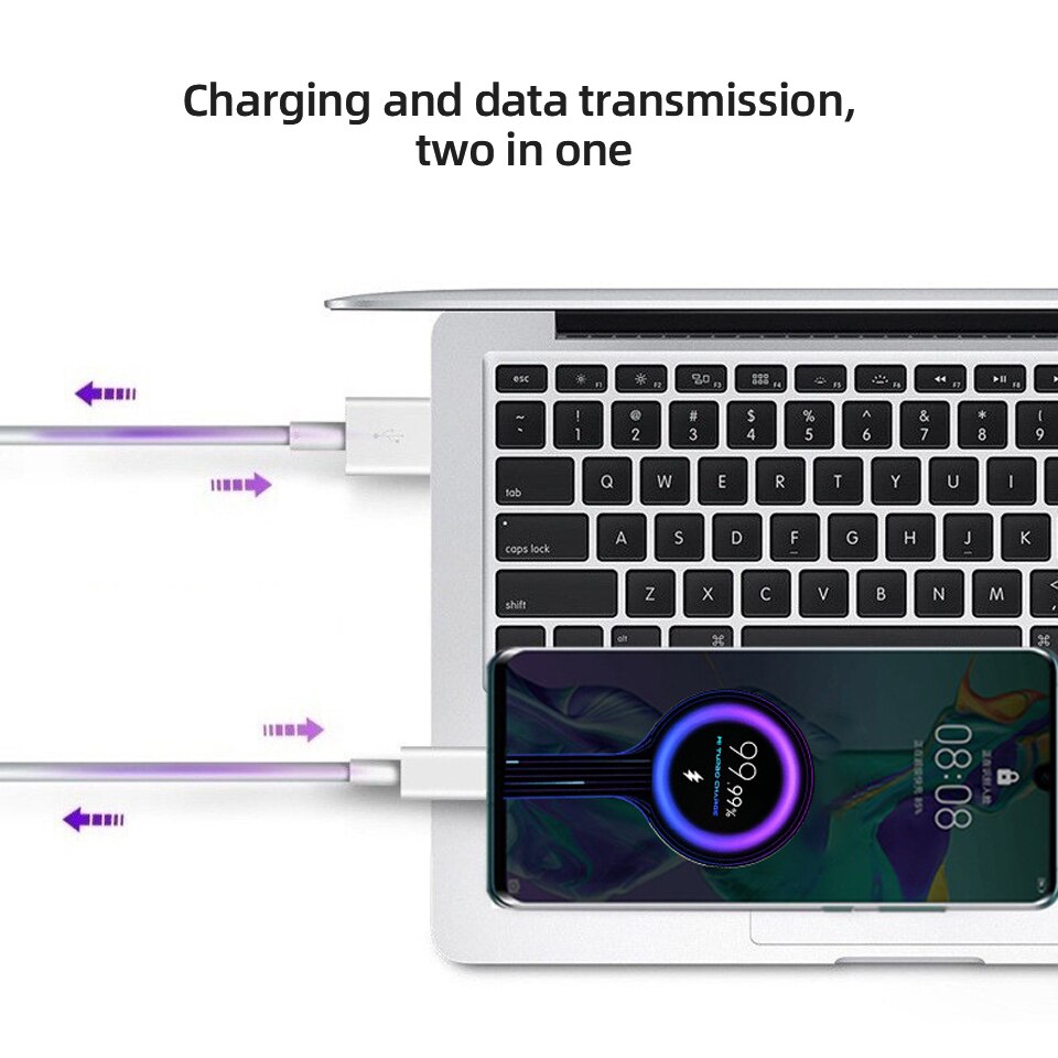 6A Usb Type-C Lader Is Geschikt Voor Xiaomi Redmi Huawei Samsung Ultra Snel Opladen Mate40 P40 Pro 66W Snelle Oplaadkabel