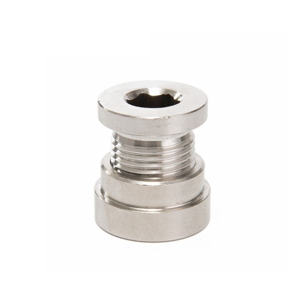 Sensor de oxígeno O2 de soldadura de Metal en Bung & Plug Wideband Nut & Cap Kit de herramientas