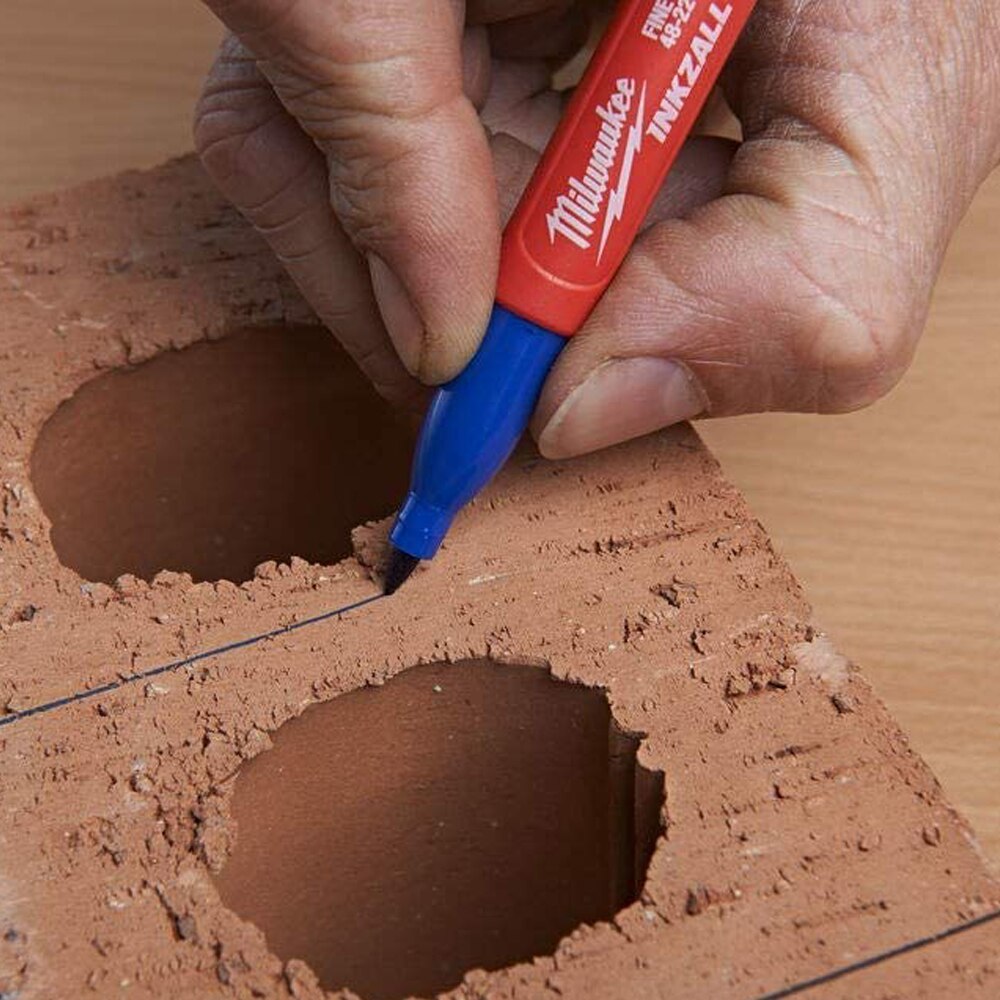 Milwaukee t48223106 inkzall resistente™Marcador caneta conjunto ponta fina 1mm