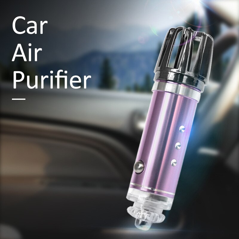 Auto Luchtreiniger Mini 12V Auto Fresh Air Anion Purifier Ionische Oxygen Bar Ozon Ionisator Cleaner Voertuig Air luchtverfrisser