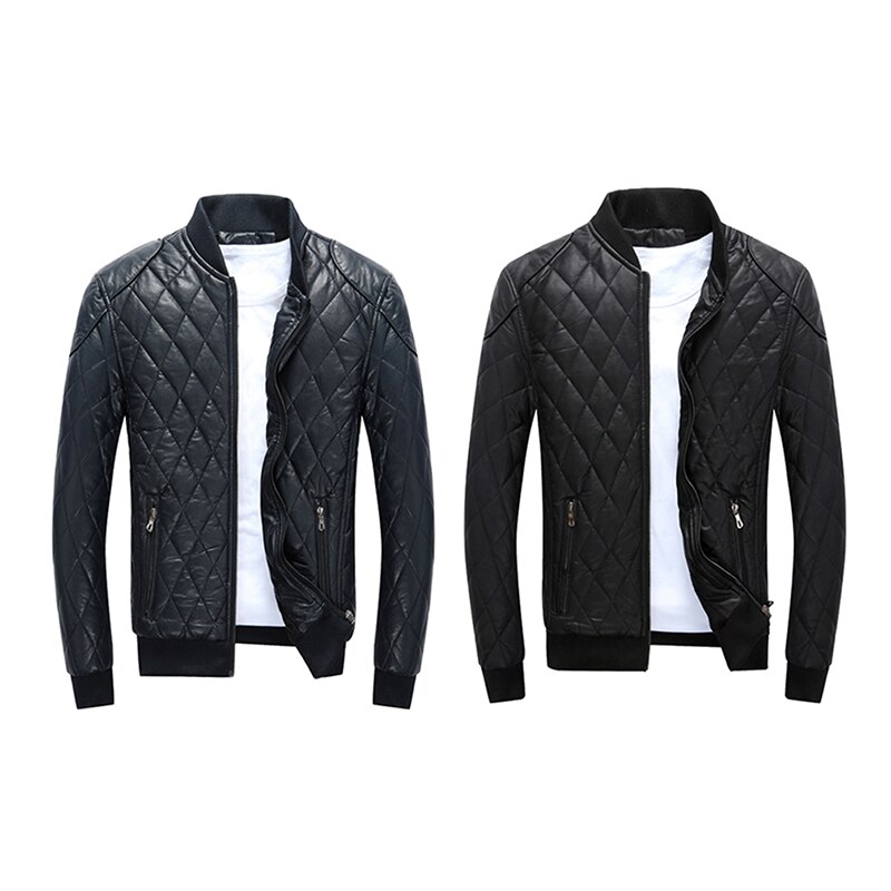 Mannen Witer Casual Jas Mannelijke Warme Jas Met Rits Lange Mouwen Effen Kleur Jas Bovenkleding Mannelijke Kleding