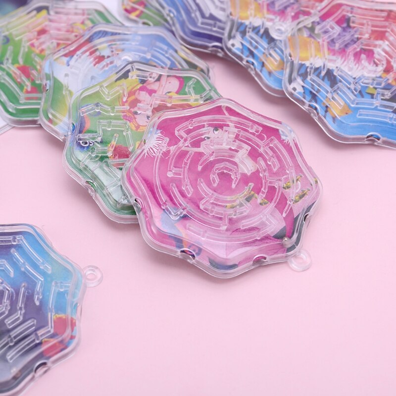 10Pcs Magic Achthoek Puzzel Speed Labyrint Spoor Doolhof Speelgoed Voor Kinderen Kids