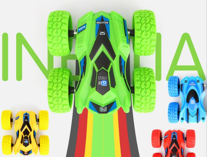 inertial double-sided stunt car children's -resistant toy car model off-road vehicle sliding dump truck