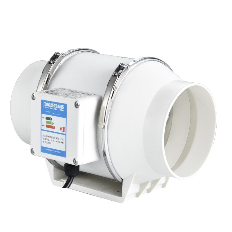 4 zoll 220V Auspuff Fans Hause Stille Inline Rohr Kanal Fan Bad Dunst Belüftung Küche Wc Wand Luft Reinigen ventilator