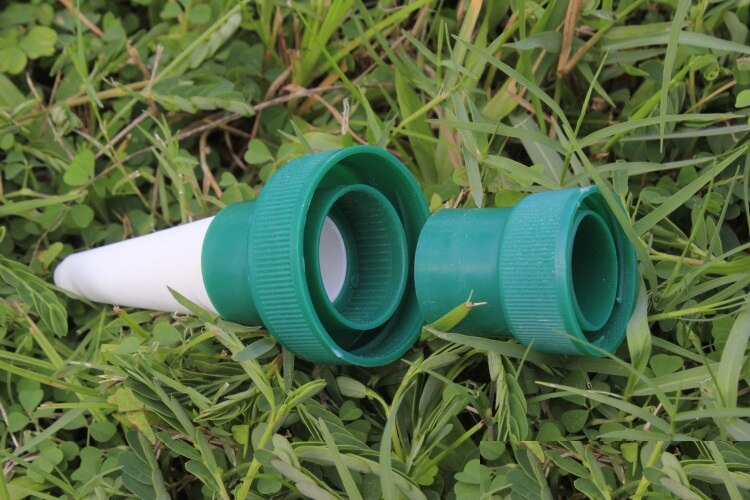 Irrigador de cerámica para botellas, Kits de cerámica de riego por goteo automático para jardín, cono de autorriego, herramientas de riego