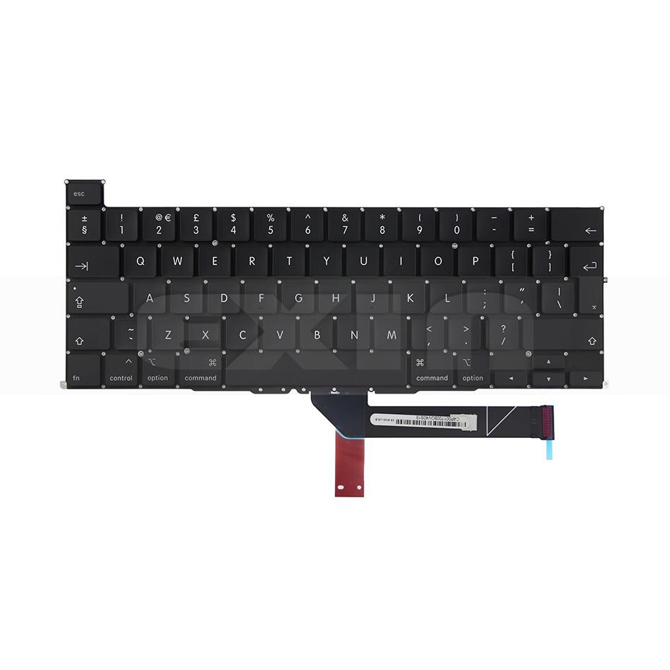 teclado A2141 EU UK US inglés FR francés ruso español alemán italiano danés para MacBook Pro Retina 16 "A2141 año