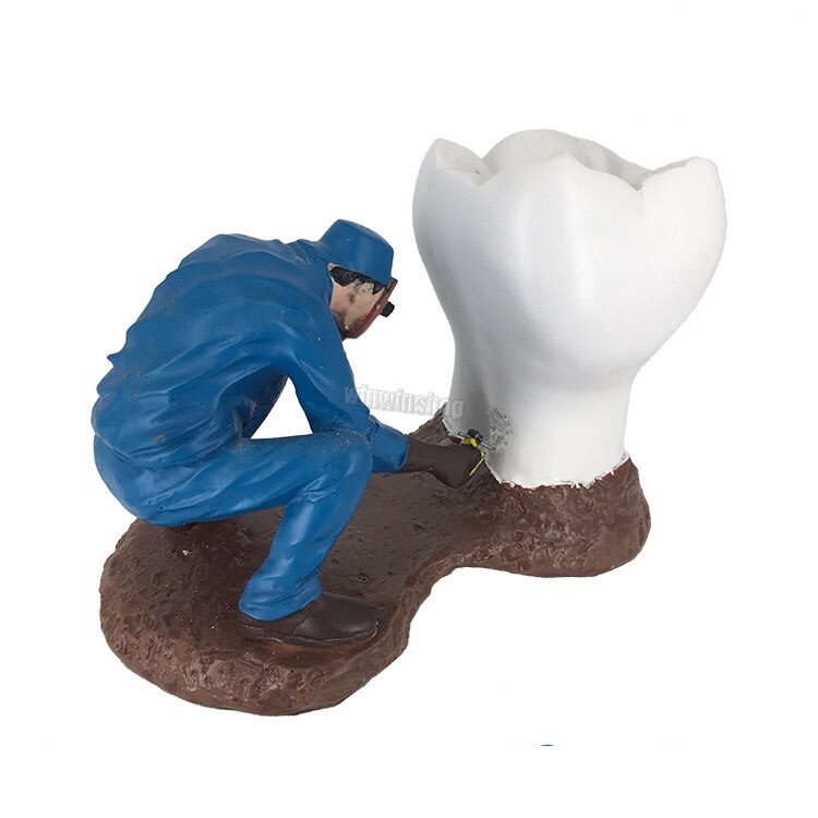 1Pc Dental Artware Tanden Handwerk Desktop Showcase Voor Tandheelkundige Kliniek Decoratie
