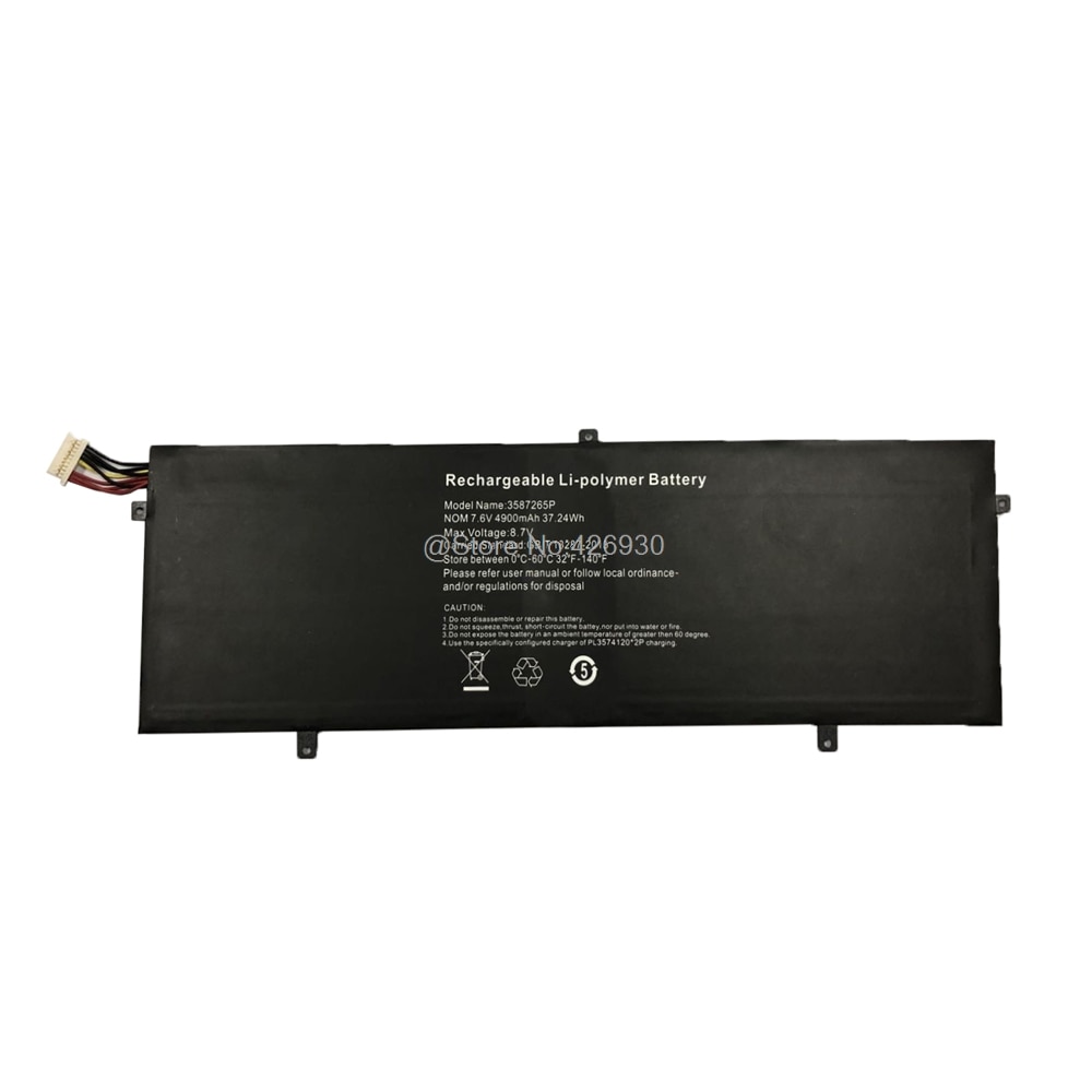 Batería del ordenador portátil para YEPO 737A Compatible 369277-2S 7,6 V 4900mAh 37.24Wh