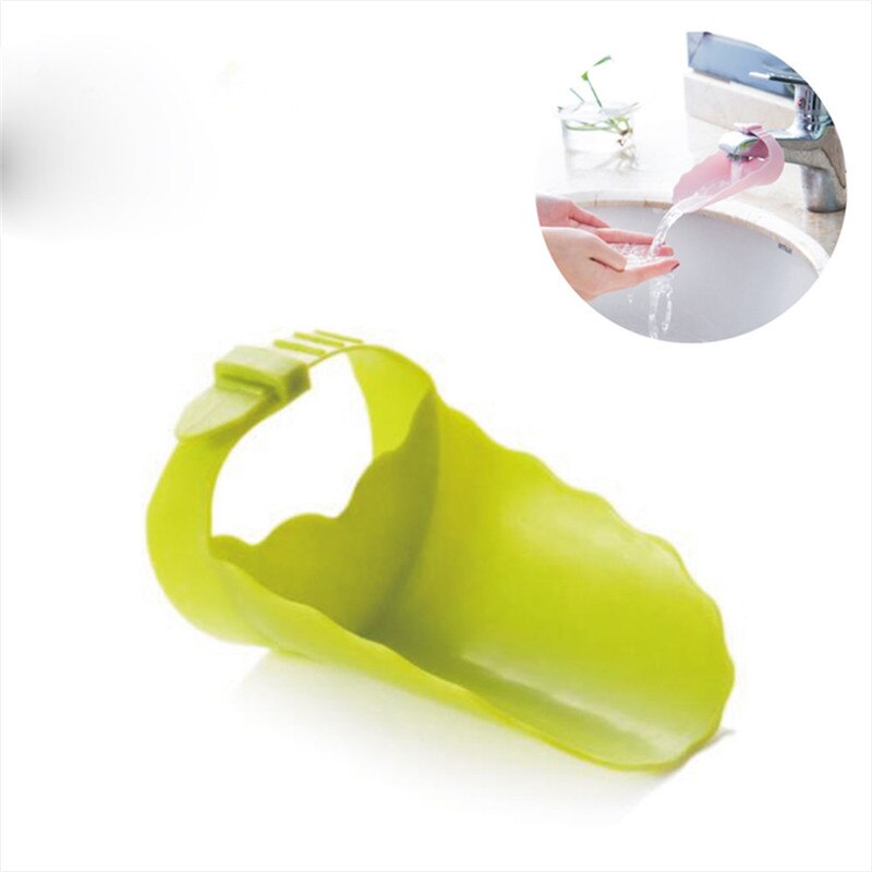 Faucet Tap Extender Children Toddler Kids Hand Washing Bathroom Sink Tubs Aid