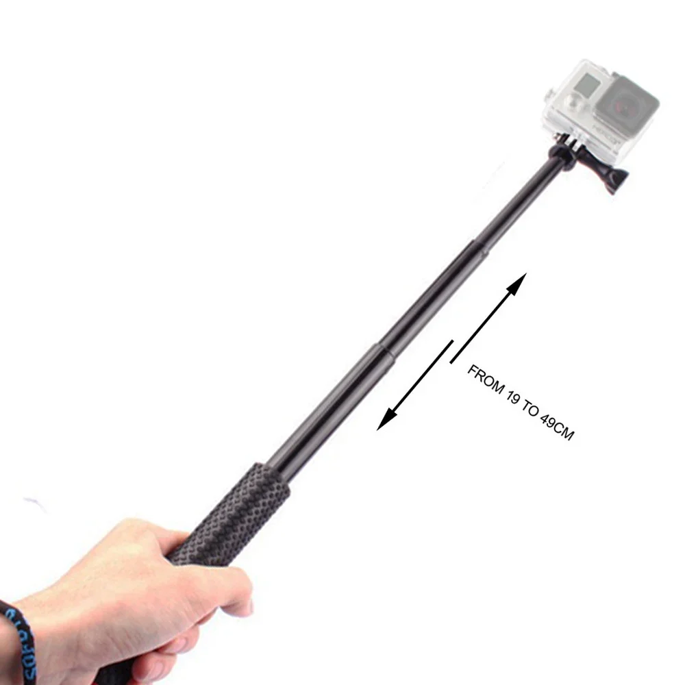 Selfie Sticks in monopod staaf voor Gopro hero Draagbare handheld accessoires voor SJCAM voor Xiaomi voor eken
