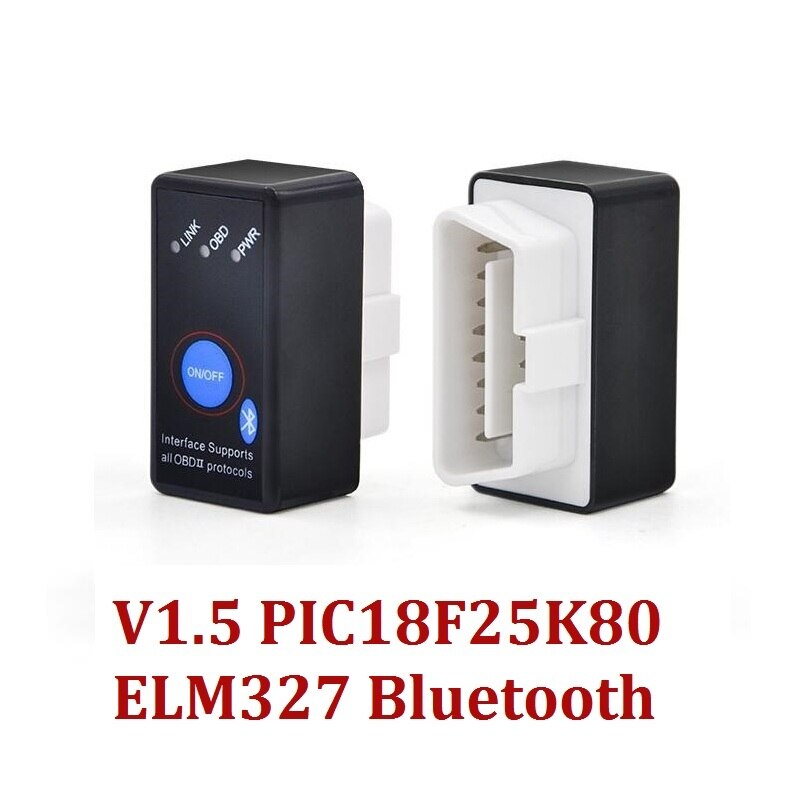 ELM327 Mini OBD2 OBD2 Scanner Bluetooth ELM 327 V1.5 OBD2 ELM 327 Do Bluetooth ELM 327 ELM 327 USB V1.5: with Button BT