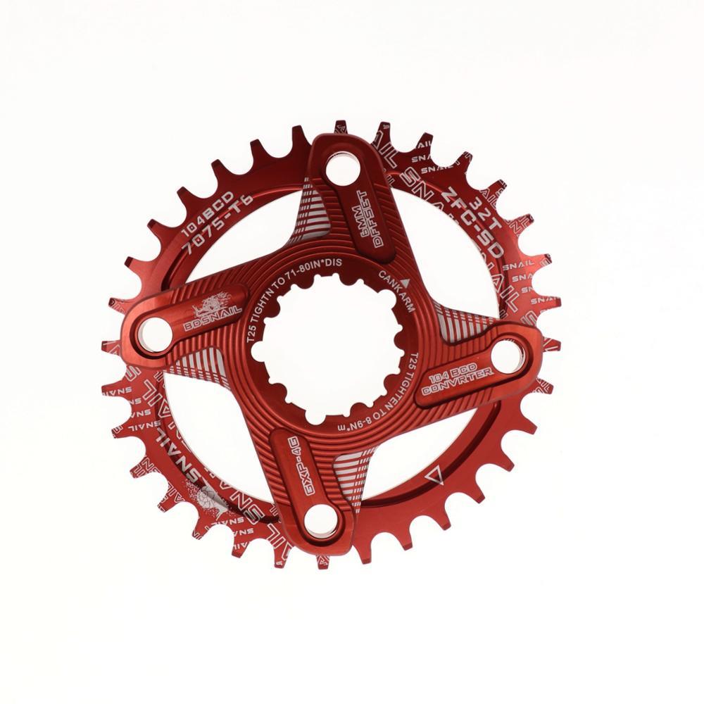 Caracol plato ovalado 6mm Offset GXP XX1 águila X01 GX X1 X0 X9 sram DM 32T 34T 36 38 MTB bicicleta de carretera directa Monte
