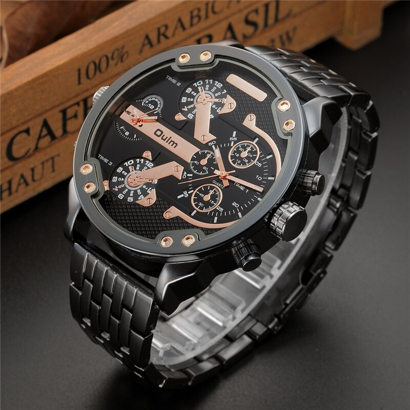 Oversized Mannen Grote Horloge Luxe Beroemde Uniek Grandado