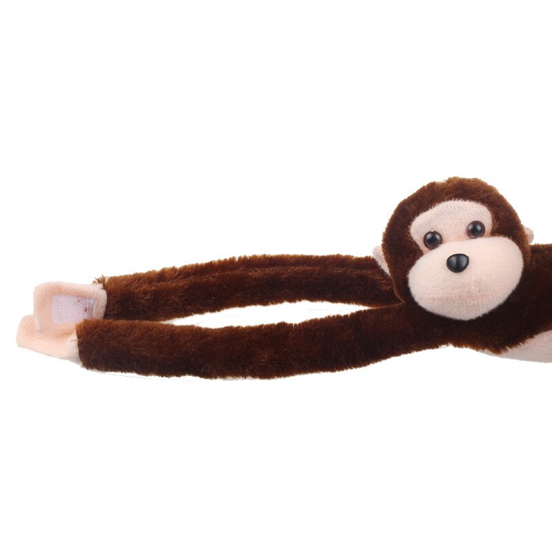 60cm langarmede aper søte plysj leker kawaii baby sover blid dukke plysj dyr leketøy hjemmepynt leketøy låve smålåve