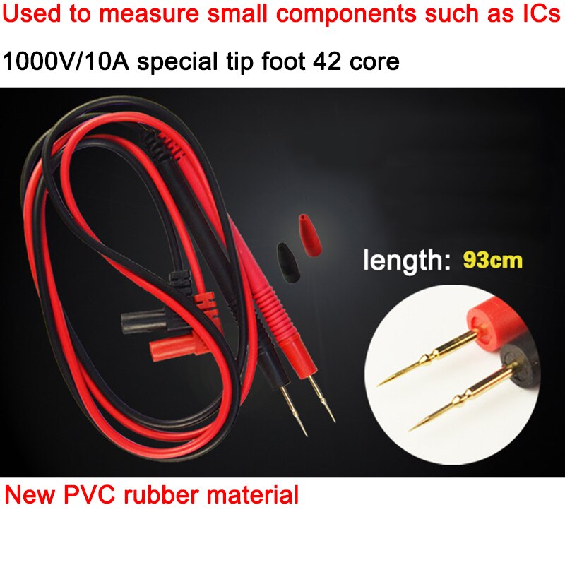 1.1 M Universele Multimeter Probe 1000V 10A Meetsnoeren Kabel Voor Ic Pin Grip Draagbare Grip Meting Accessoires