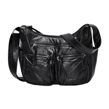 Burlie Vrouwen Messenger Bags Cross Body Luxe Tassen Zachte Gewassen Pu Leer Vrouwelijke Schouder Handtassen Sac Een belangrijkste