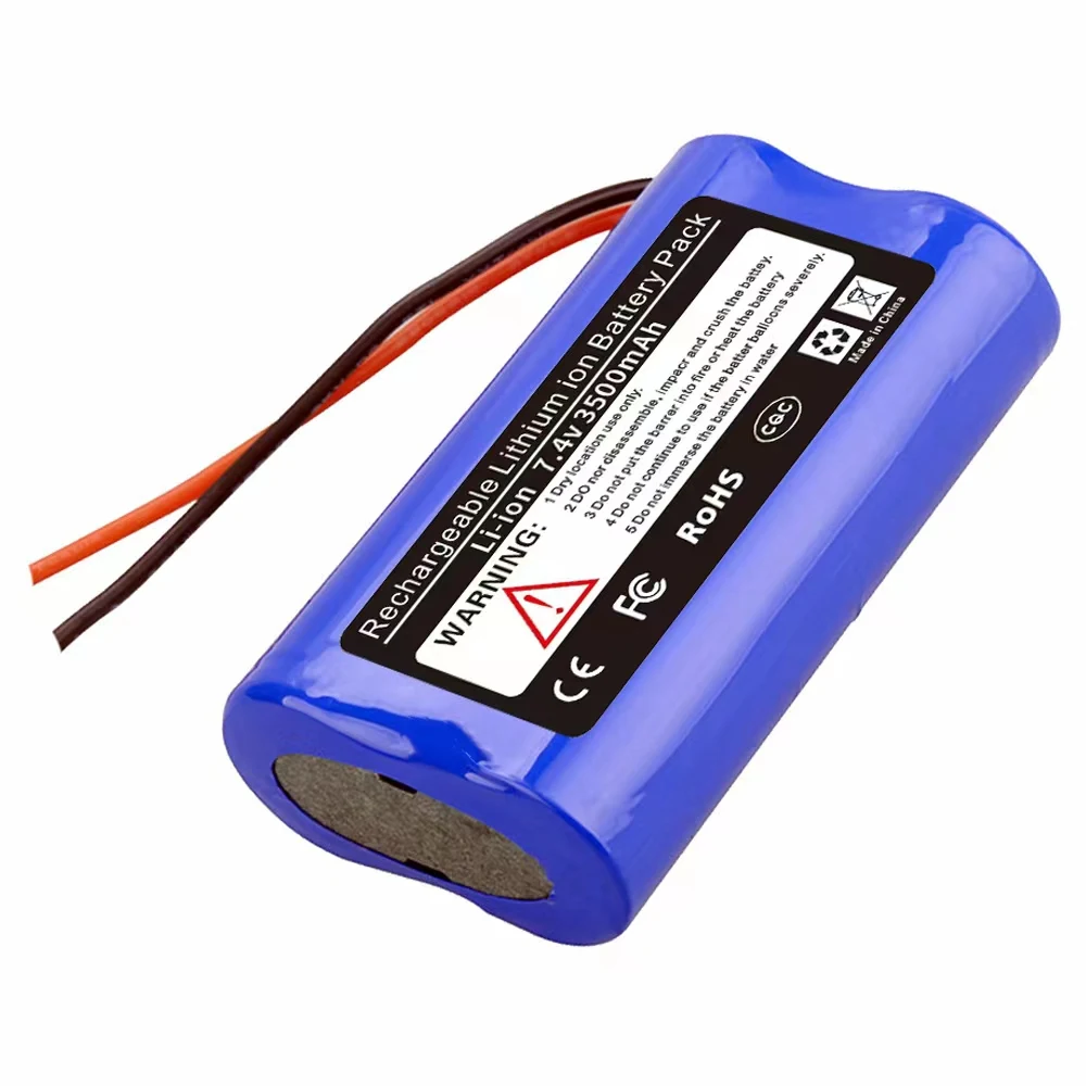 Akumulator litowo-jonowy 18650 7,4 V 3500 mAh z płytką zabezpieczającą PCB
