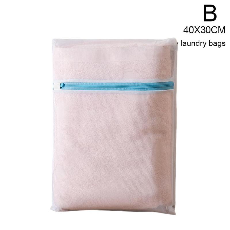 Net waszak polyester waszakken grove zak mand net waszakken voor het wassen wasbeha machines mesh  j2 y 4: B