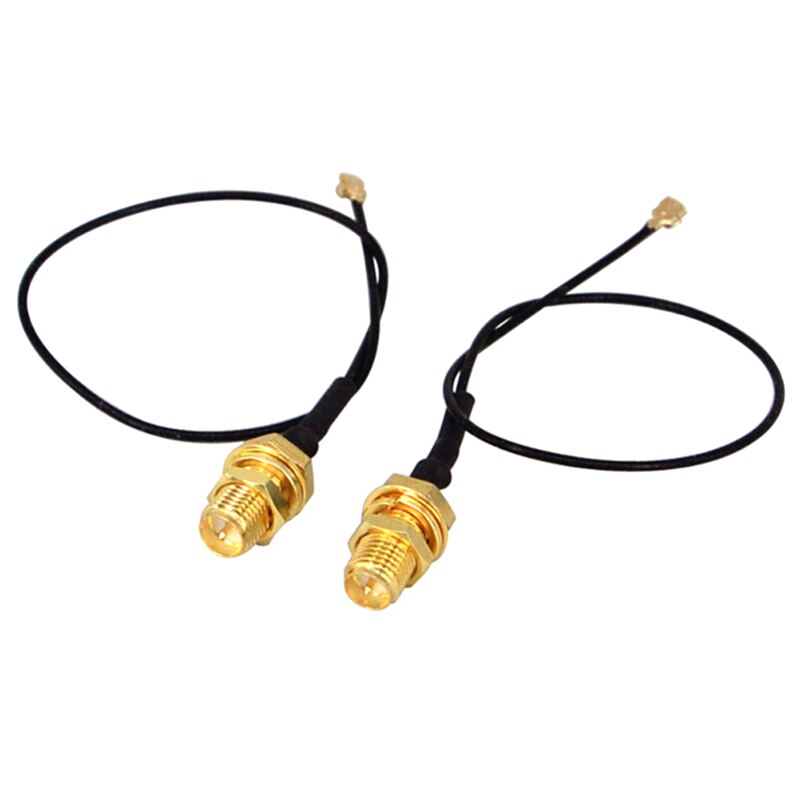 4 pièces/lot 2.4GHz 3dBi WiFi 2.4g antenne RP-SMA mâle routeur sans fil + 17cm PCI U. FL IPX à RP SMA mâle câble queue de cochon