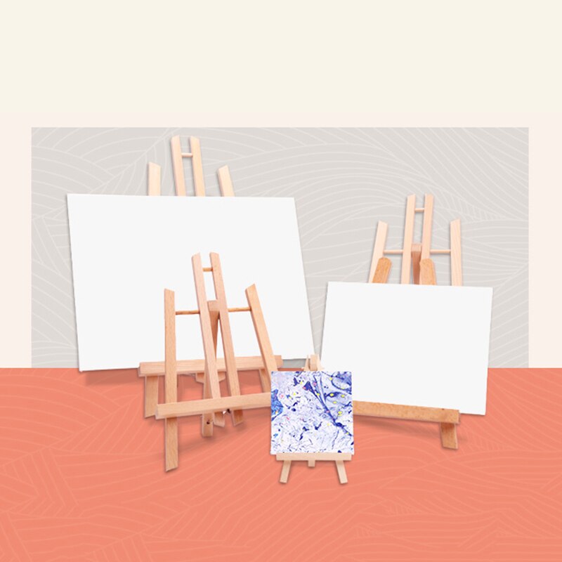 Desktop Painting/Sketch/Photo/Phone Easel/Stand/Frame Display Shelf/Holder Wood Adjustable Students Drawing Decoration Supplies