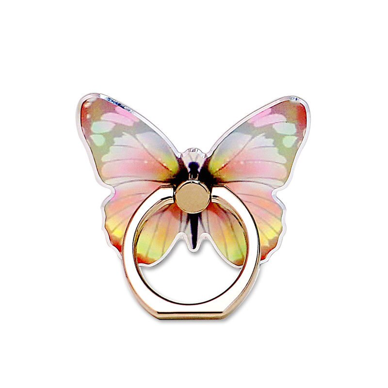 Support universel de téléphone portable, accessoire de luxe, beau papillon